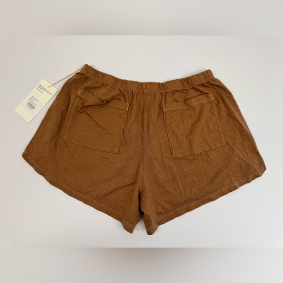 NWT - MATE the Label Tencel Sleep Shorts in Sedona Brown XS - Picture 8 of 8